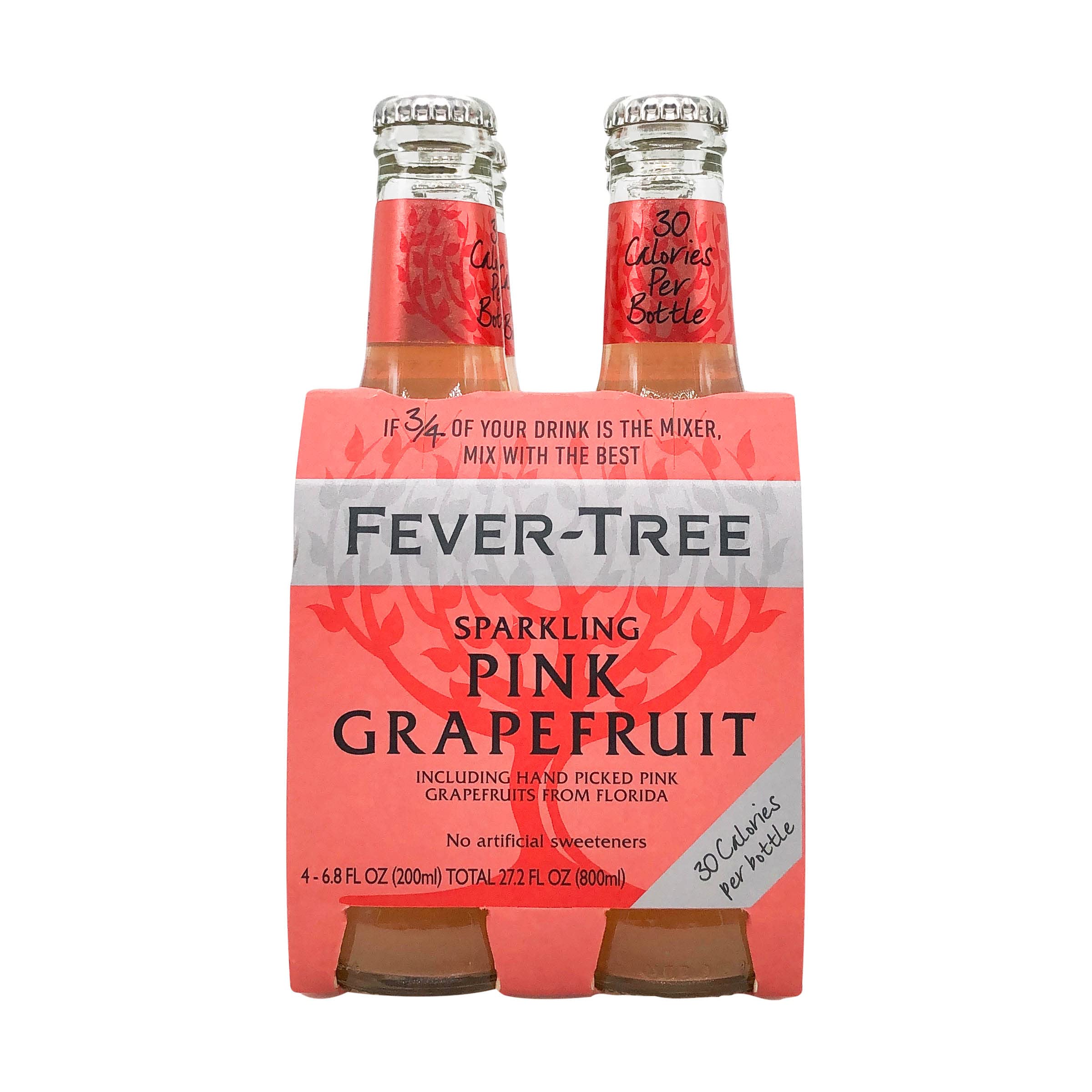 Amazon.com : FEVER-TREE Sparkling Pink Grapefruit Mixer, 6.8 Fl Oz
